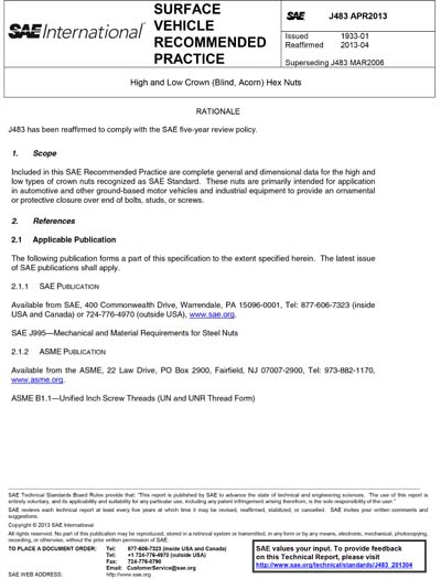 Standards PDF Cover Page