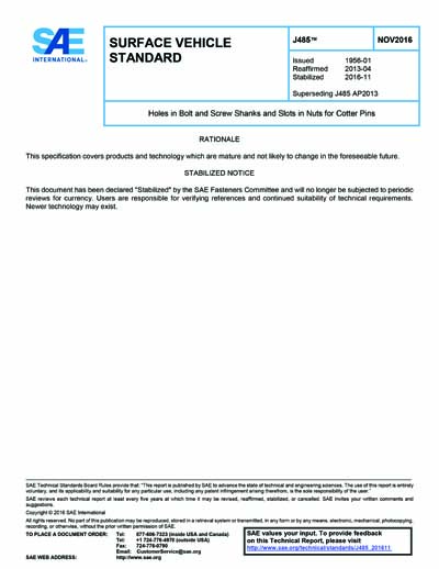 Standards PDF Cover Page