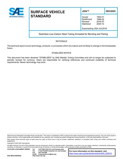 Standards PDF Cover Page