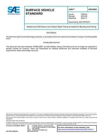 Standards PDF Cover Page