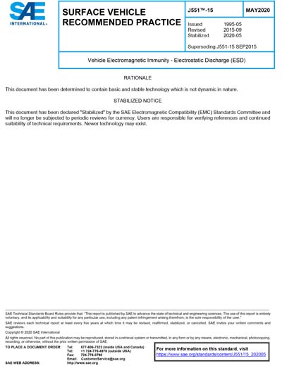 Standards PDF Cover Page