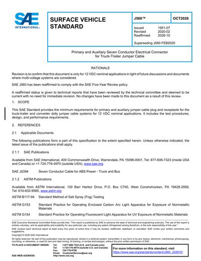 Standards PDF Cover Page