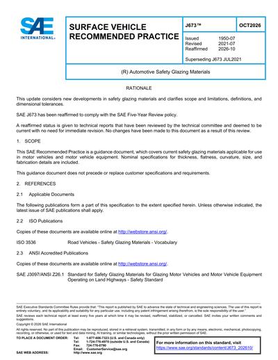Standards PDF Cover Page