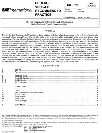 Standards PDF Cover Page