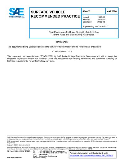 Standards PDF Cover Page