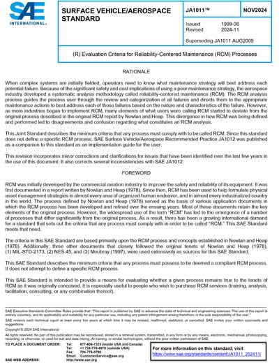 Standards PDF Cover Page