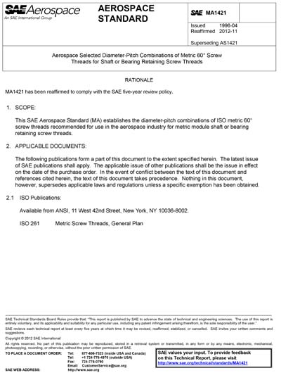 Standards PDF Cover Page