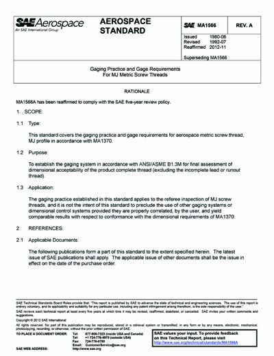 Standards PDF Cover Page