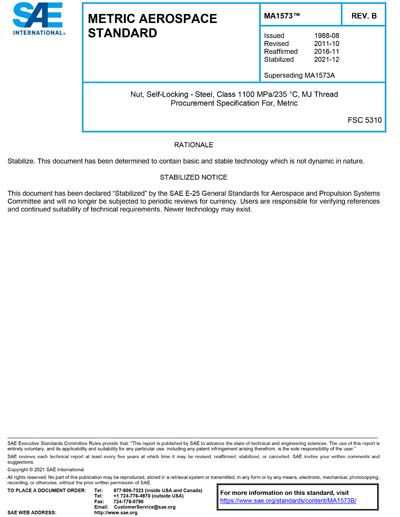 Standards PDF Cover Page