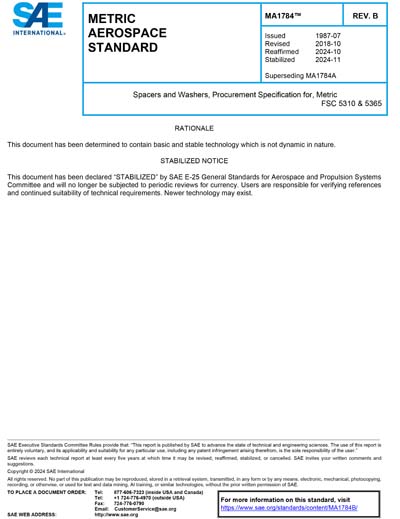 Standards PDF Cover Page