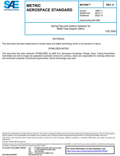 Standards PDF Cover Page