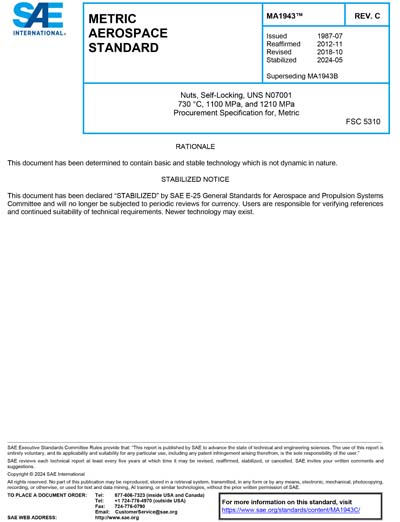 Standards PDF Cover Page