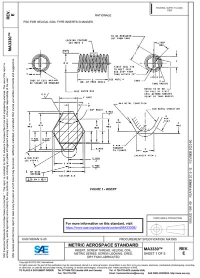 Standards PDF Cover Page