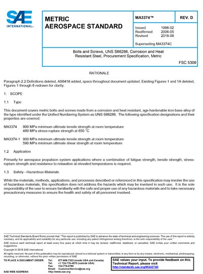 Standards PDF Cover Page