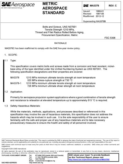 Standards PDF Cover Page