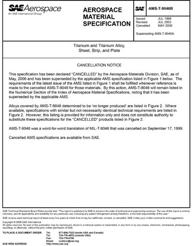 Standards PDF Cover Page