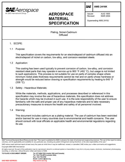 Standards PDF Cover Page