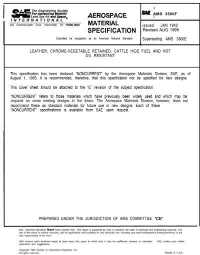 Standards PDF Cover Page