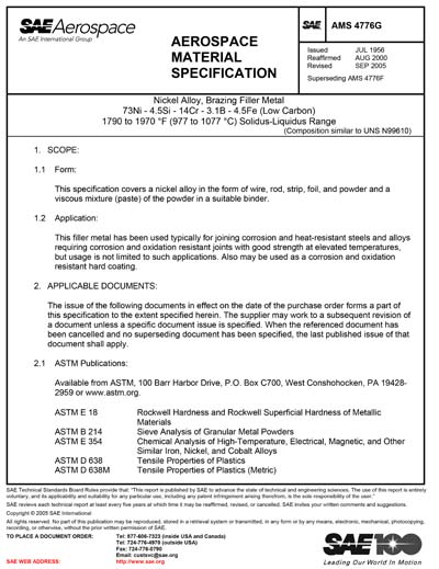 Standards PDF Cover Page