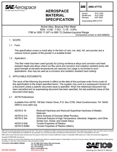 Standards PDF Cover Page
