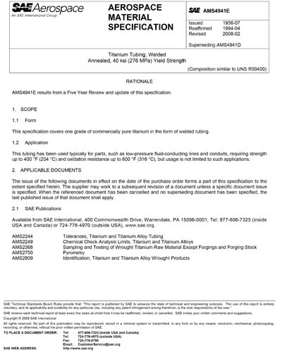 Standards PDF Cover Page