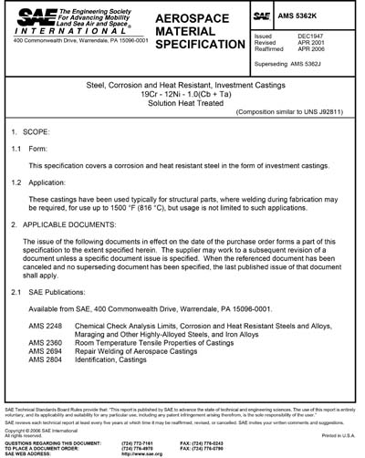 Standards PDF Cover Page