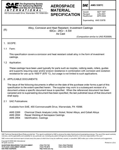 Standards PDF Cover Page