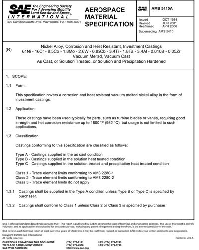 Standards PDF Cover Page