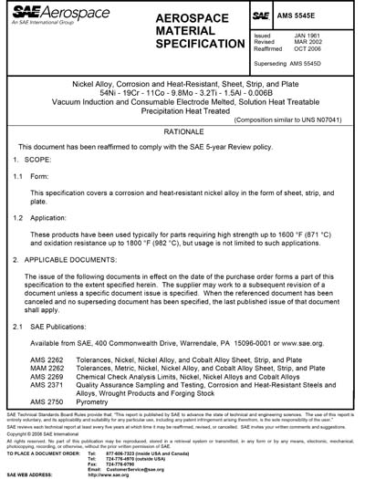 Standards PDF Cover Page