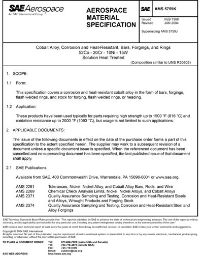 Standards PDF Cover Page