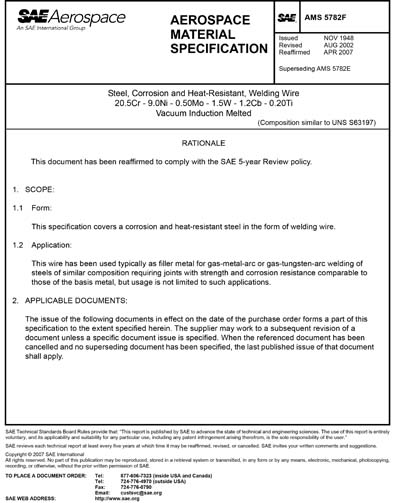 Standards PDF Cover Page