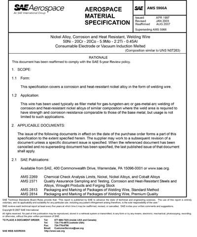 Standards PDF Cover Page