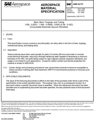 Standards PDF Cover Page
