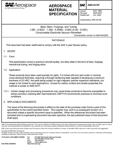 Standards PDF Cover Page