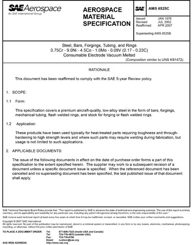 Standards PDF Cover Page