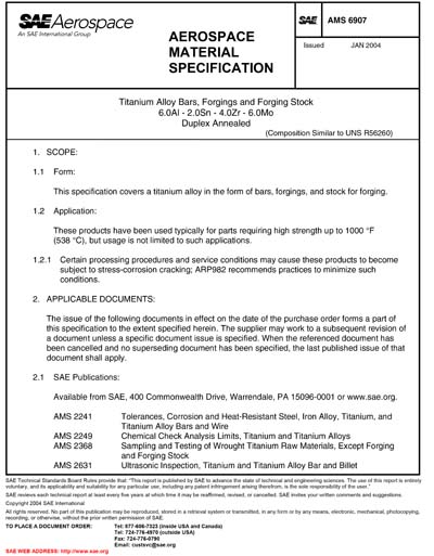 Standards PDF Cover Page