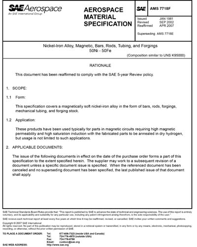 Standards PDF Cover Page