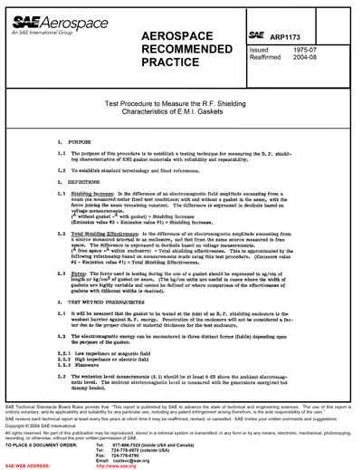 Standards PDF Cover Page