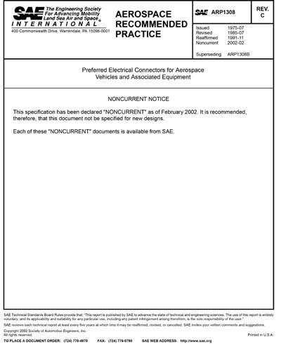 Standards PDF Cover Page