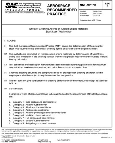 Standards PDF Cover Page