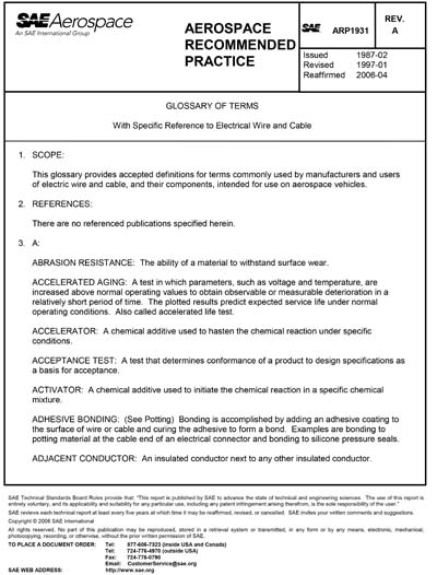 Standards PDF Cover Page