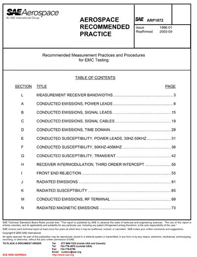 Standards PDF Cover Page