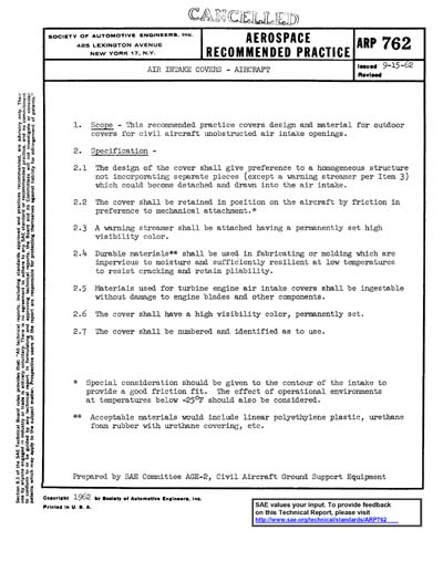 Standards PDF Cover Page