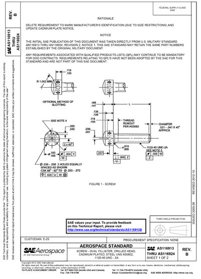 Standards PDF Cover Page