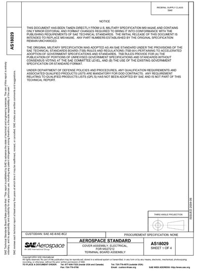 Standards PDF Cover Page