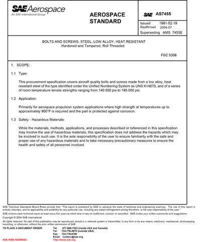 Standards PDF Cover Page
