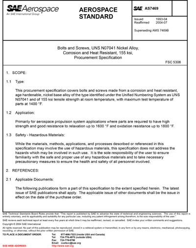Standards PDF Cover Page
