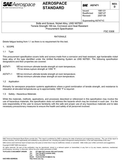 Standards PDF Cover Page