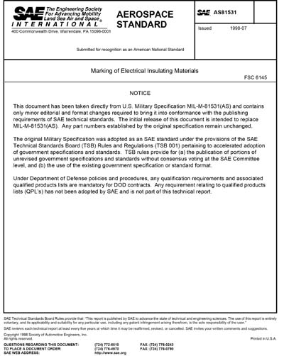 Standards PDF Cover Page