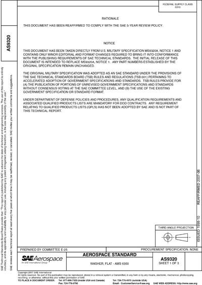 Standards PDF Cover Page